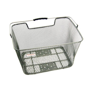 Pletscher Korb mit 3-Punkt-Adapter silber