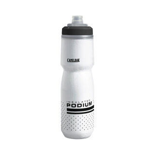 CamelBak Podium Chill Bottle 0.71l, white-black