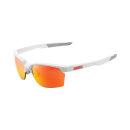 100% Sportcoupe Brille matte white, HiPer red multilayer...