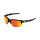 100% Speedcoupe Brille Soft Tact Black, HiPer Red Multilayer Mirror + Clear