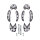 Sidi SRS Ersatz MTB Sohle N75 F&uuml;r Dragon/Eagle 6/Spider C.C., Gr&ouml;sse 39-40 anthrazit-grau