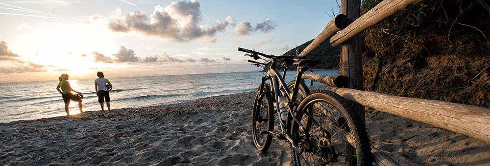 Bike am Strand